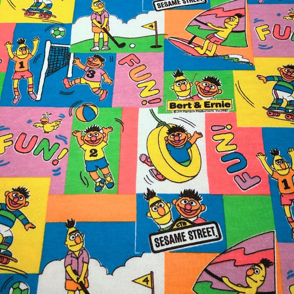 Vintage (1990) Bert & Ernie Fabric